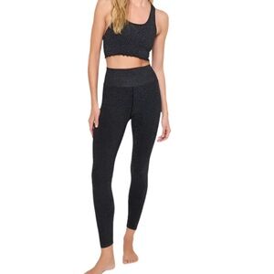 Spiritual gangster love sculpt shimmer legging and amor top